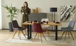 Woodford Esszimmerstuhl  mit Steppung im Rücken Bratislava | Beige