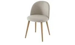 Woodford Esszimmerstuhl Zola | Flachgewebe, Beige
