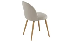 Woodford Esszimmerstuhl Zola | Flachgewebe, Beige