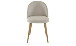 Woodford Esszimmerstuhl Zola | Flachgewebe, Beige