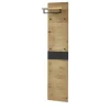 Woodford Garderobenpaneel Lina | Eiche, Schwarz