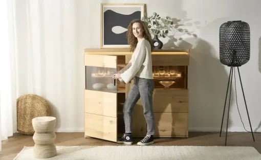 Woodford Highboard Alone | Möbel Höffner