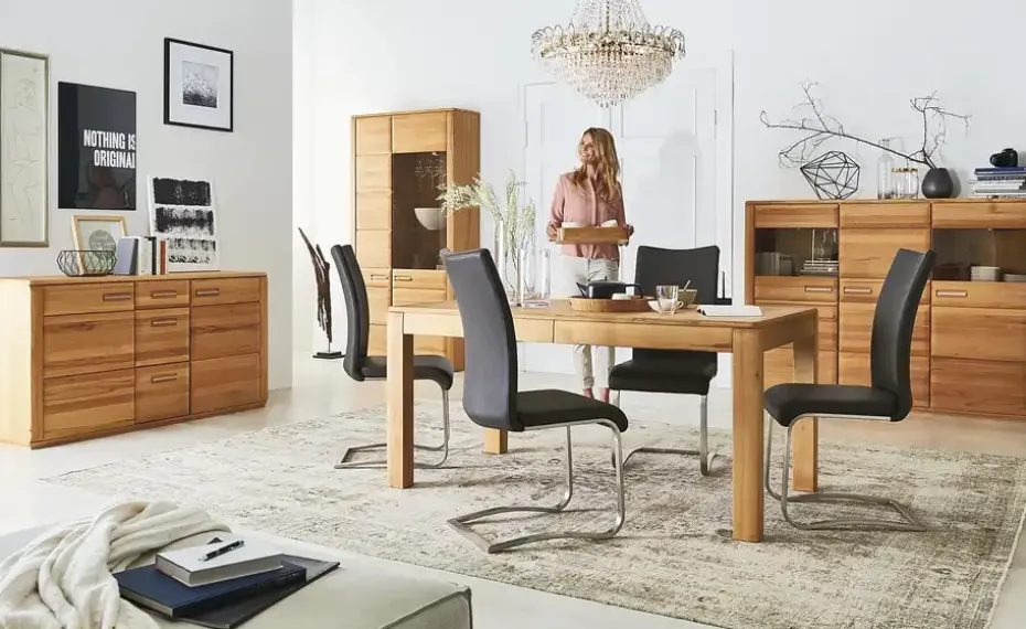 Woodford Highboard Dio | Kernbuche | Möbel Höffner