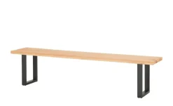 Woodford Kufenbank massiv Lavello | Anthrazit, lackiert, 160 cm