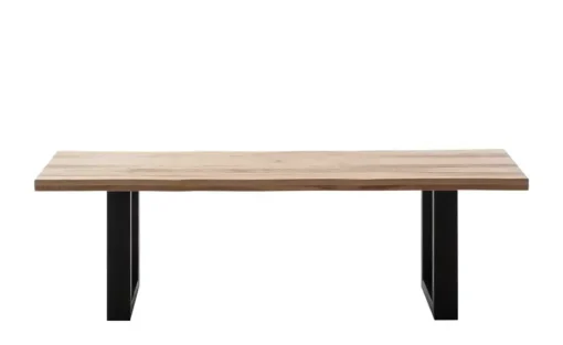 Woodford Kufenbank massiv Malaisa | 160 cm, mit Baumkante