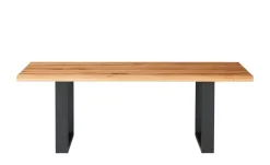 Woodford Kufentisch Lavello | Wildeiche, Anthrazit, lackiert