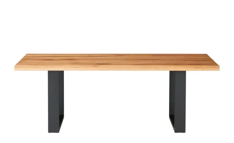 Woodford Kufentisch Lavello | Wildeiche, Anthrazit, lackiert