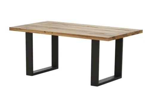 Woodford Massivholztisch Pantheon | Wildeiche, Kufen (U-förmig)