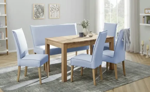 Woodford Massivholztisch  ausziehbar Gabor | Eiche bianco, geölt