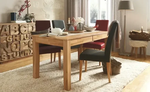 Woodford Massivholztisch  ausziehbar Gabor | Kernbuche, lackiert