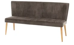 Woodford Polsterbank mit Rückenlehne Iwana | Braun, 172 cm