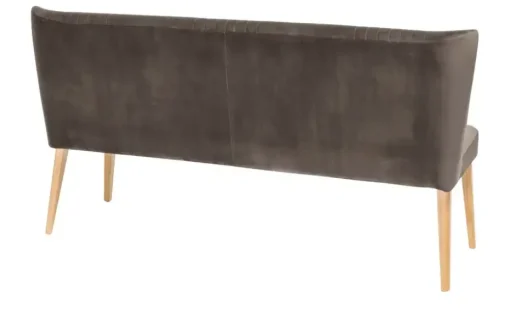 Woodford Polsterbank mit Rückenlehne Iwana | Braun, 172 cm