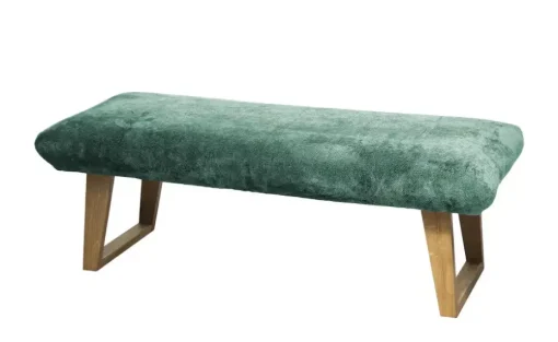 Woodford Polsterbank  ohne Rücken Colette | Grün, 140 cm