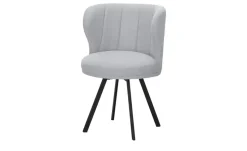 Woodford Polsterstuhl Clea | Grau, ohne | Möbel Höffner
