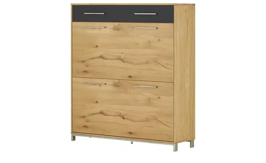 Woodford Schuhschrank Vista | Anthrazit, Eiche