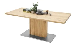 Woodford Säulentisch Ateno | 160 cm, gerade Tischkante