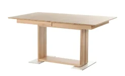 Woodford Säulentisch  ausziehbar Mila | Kernbuche, lackiert, 130 cm