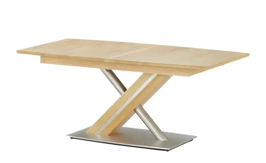 Woodford Säulentisch ausziehbar Tristan | mit 1 Einlegeplatte, 160 cm