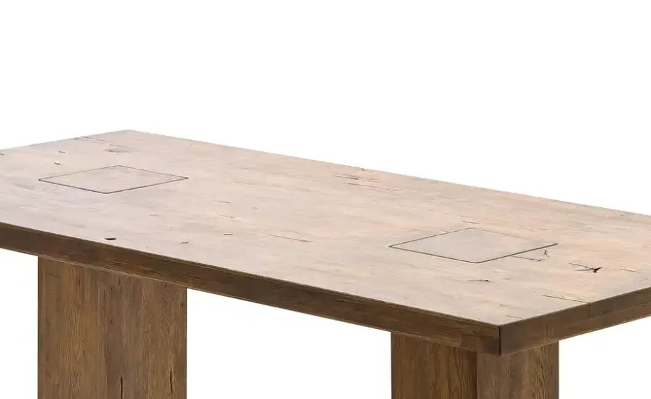 Woodford Säulentisch Moe | Eiche, lackiert, 180 cm