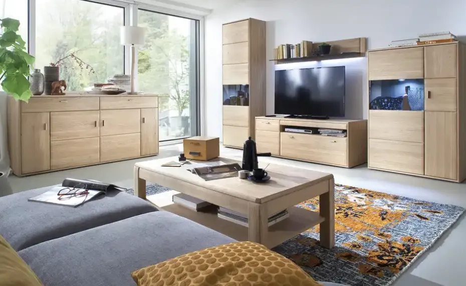 Woodford Wohnkombination Dias | Rechts, Schubkastendämpfer, Türdämpfer