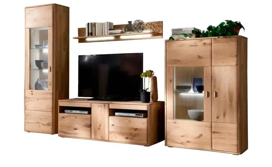 Woodford Wohnkombination Rowa | Rechts, Schubkastendämpfer, Türdämpfer