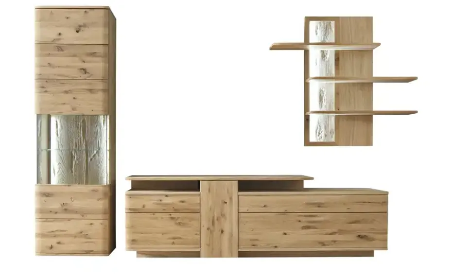 Woodford Wohnwand Astoria | Schubkastendämpfer, Türdämpfer, Kabeldurchlass/Kabelkanal