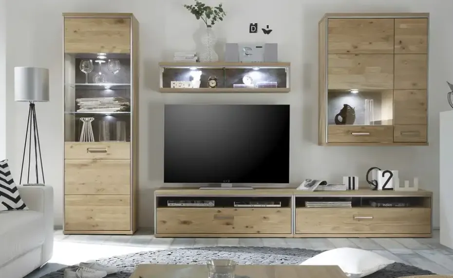 Woodford Wohnwand Felino | Rechts | Möbel Höffner