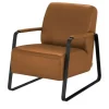 W.SCHILLIG Leder Sessel 17350 Quadroo | Cognacbraun