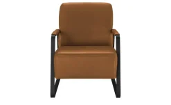 W.SCHILLIG Leder Sessel 17350 Quadroo | Cognacbraun