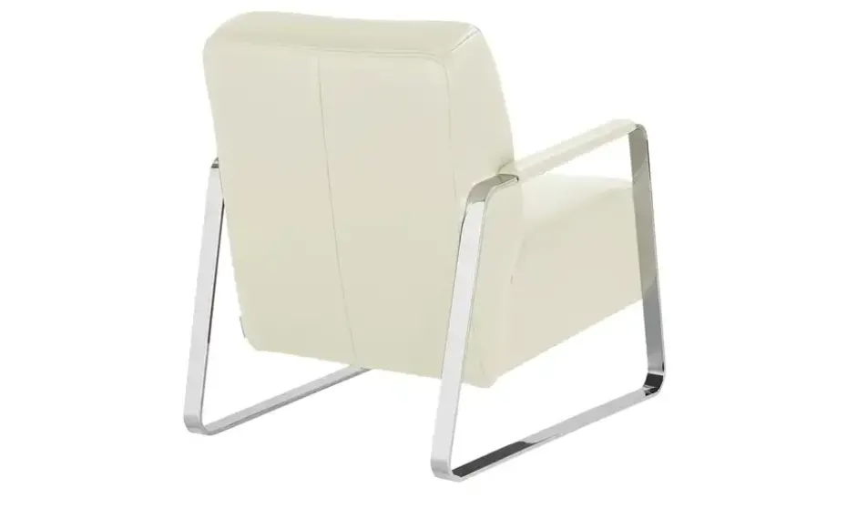 W.SCHILLIG Sessel aus Leder 17350 Quadroo | Creme