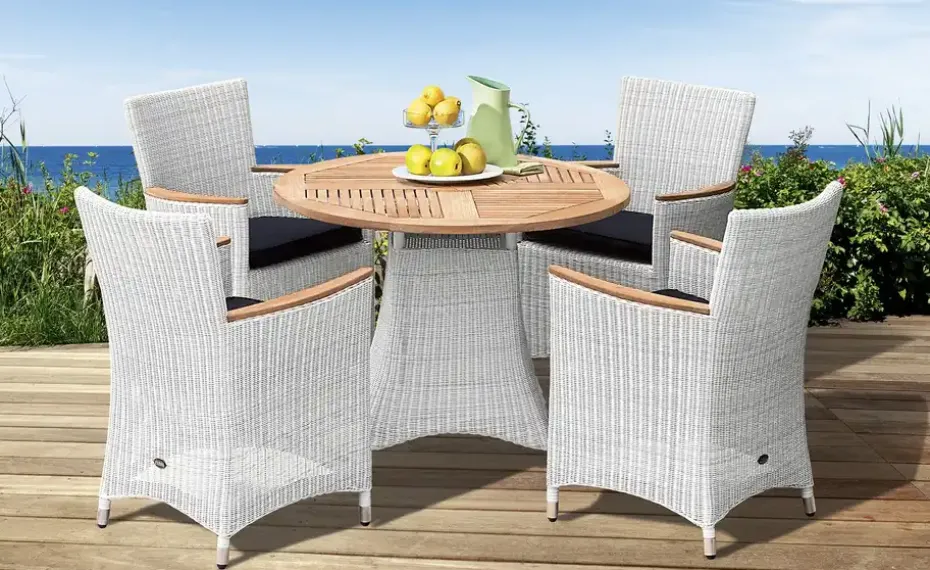 Zebra Gartensessel Loomus | Weiß | Möbel Höffner