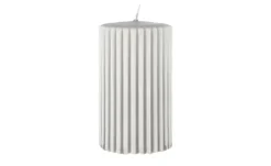 Zylinderkerze Powder Rillen | 10 cm, 5,8 cm | Höffner